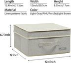 YueYue Foldable Fabric Closet Organizer Bins Box Storage - Image 3