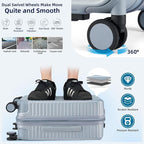 Hard Shell Suitcases Expandable Travel Luggage Sets 3 Piece, Carry on and Check - Image 6