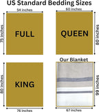 Alpaca Wool Throw Blanket | Super Soft, Lightweight, Breathable and - Image 2