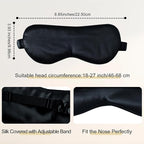 ZIMASILK Adjustable 100% 22 Momme Mulberry Silk Sleep Mask - Image 4