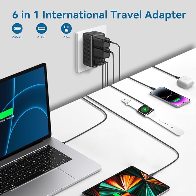 Upgraded 2000W 220V to 110V Voltage Converter US to Europe Travel Adapter - Image 3