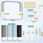 16pack Travel Bottles for Toiletries, TSA Approved Travel Size Containers Set - Image 2