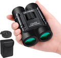 12X25 Mini Pocket Binoculars for Adults Kids, Small Compact Binoculars for Bird by DRANBOL