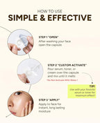Vita Melting Snowball Capsule (30ea) – 5,470ppm Vitamin C (Ascorbic Acid) with Collagen & Hyaluronic Acid – Daily Tone-Refining & Glow-Boosting Freeze-Dried Capsule for Radiant Skin