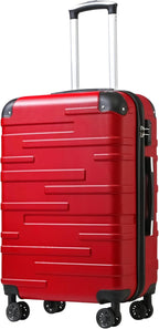 Coolife Luggage Suitcase Carry-on Hardside Travel Luggage TSA Lock Spinner by COOLIFE