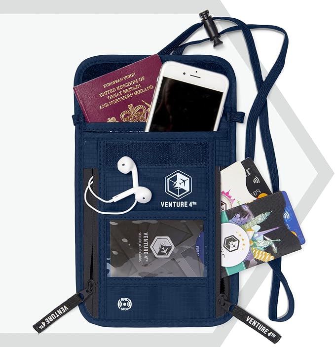 VENTURE 4TH Passport Holder Neck Pouch - Image 3
