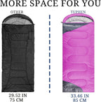 tuphen- Sleeping Bags for Adults Kids Boys Girls Backpacking Hiking Camping - Image 2