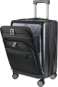 KROSER Hardside Expandable Carry On Luggage 22x14x9 Airline Approved by KROSER