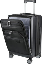 KROSER Hardside Expandable Carry On Luggage 22x14x9 Airline Approved by KROSER