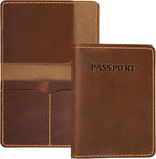 Genuine Leather Passport Holder, Wallet Cover Case by MCKDERWRILL