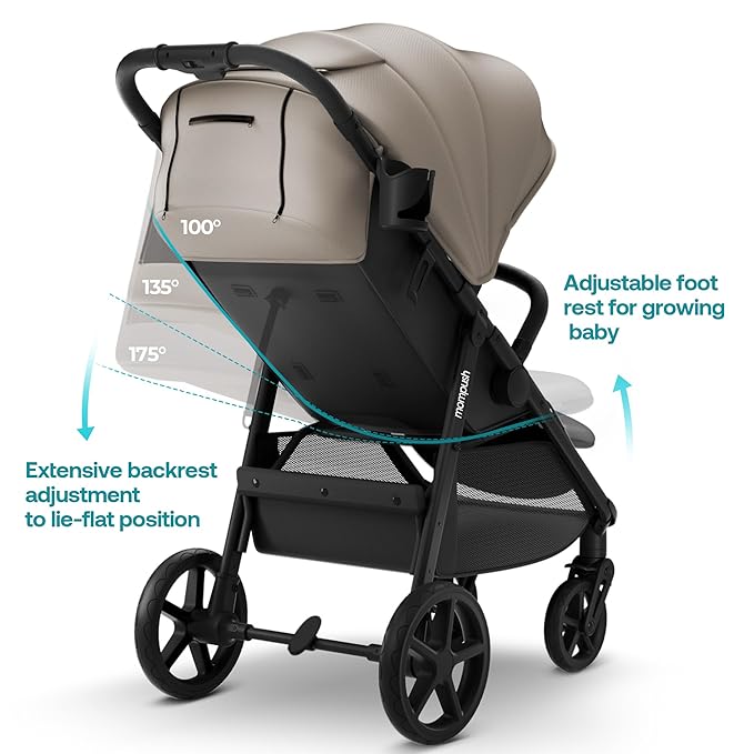 Mompush Nova Baby Stroller for Toddler, Infant & Newborn | Spacious Seat & - Image 5