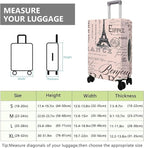 Travel Luggage Cover Suitcase Protector Fits 18-32 Inch Wheel Covers - Image 6