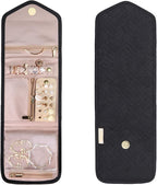 BAGSMART Travel Jewelry Organizer Case Foldable Jewelry Roll - Image 9
