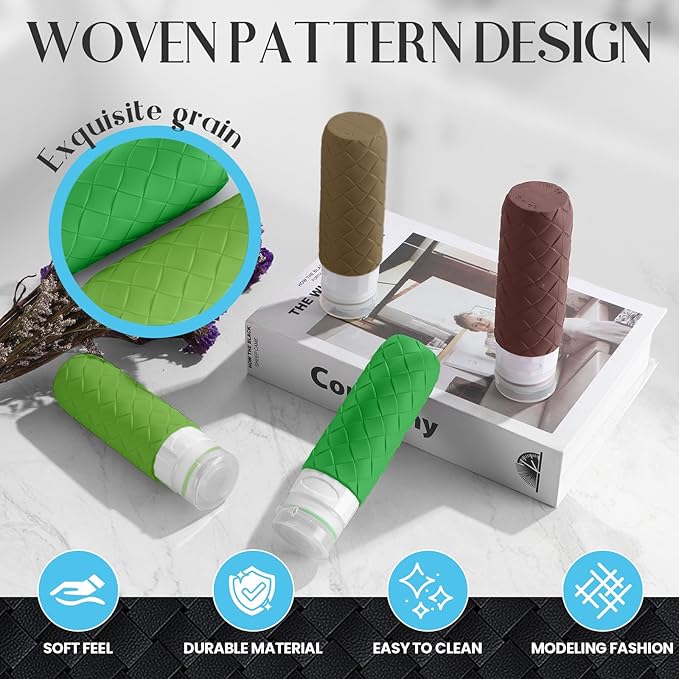 Travel Bottles for Toiletries, TSA Approved Silicone Travel Size Containers for - Image 2