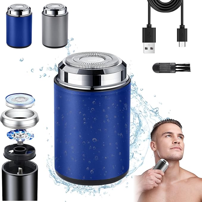 Mini Electric Shaver, Portable Mini Electric Shaver, Pocket Size by Denir+Bonee