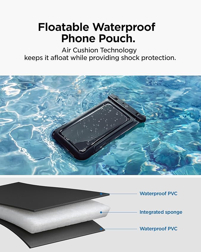 Spigen Aqua Shield 2 Pack Floating Waterproof Phone Pouch A611P - Image 3