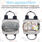 Diaper Bag Backpack, Baby Boy Diaper Bag, Unisex Large Baby Bag - Image 7