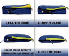 6 Set/3 Set Ultralight Compression Packing Cubes, Suitcase and Backpack Travel - Image 5