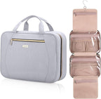 Hanging Toiletry Bag for Women Travel, 2 Sizes Large & Small Waterproof by TBTOTRA