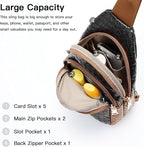Telena Small Sling Bag for Women Leather Crossbody Fanny Packs Chest Bag for - Image 2