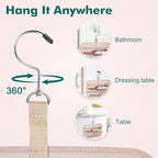 Wedama Toiletry Bag for Women, Large Cosmetic Travel Bag, Hanging Toiletry Bag - Image 4