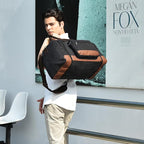 Litvyak Duffle Bag for Travel, Large 60L Canvas Travel Duffel Bags Overnight - Image 7