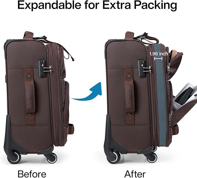 Hanke 28 Inch Softside Expandable Luggage - Image 2