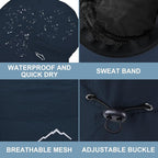 Sun Hat for Men Women with Neck Flap, UPF 50+ UV Protective Hiking Fishing Hats - Image 4