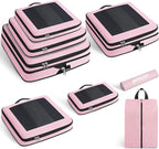 8 Set/6 Set/4 Set Compression Packing Cubes by PREZON