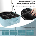 Makeup Bag with Led Mirror, Travel Makeup Organizer with 3 Color Setting - Image 3