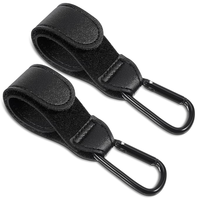 Xindojuz 2 PCS Stroller Hooks for Bags, Shopping and Pet Carts by Xinjoduz