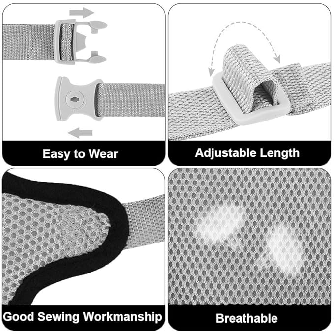 Accmor Toddler Harness Leash+ Reflective Anti Lost Wrist Link, Cute Dinosaur - Image 3