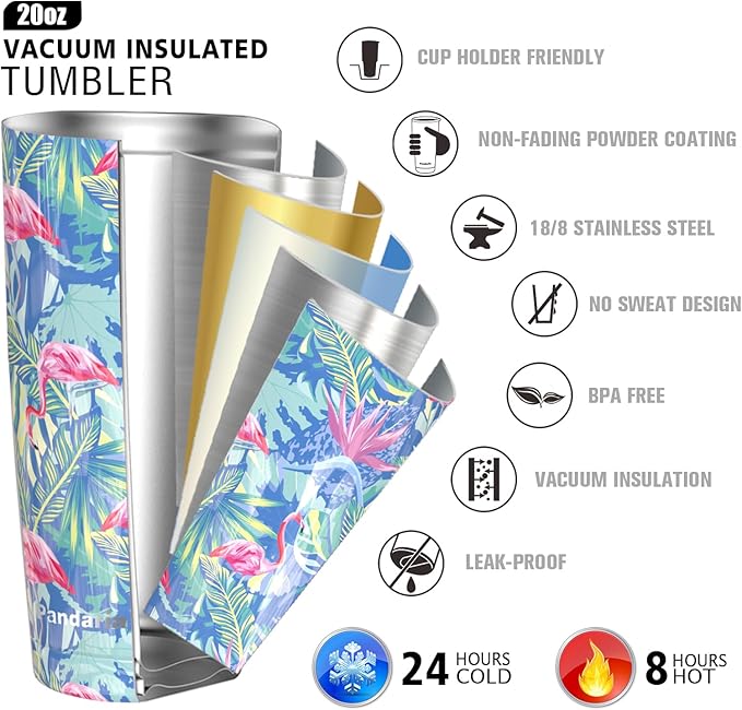 20 oz Stainless Steel Vacuum Insulated Tumbler - Image 2
