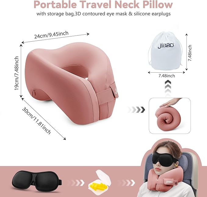 Neck Pillow Airplane, Advanced Neck Support - Image 2