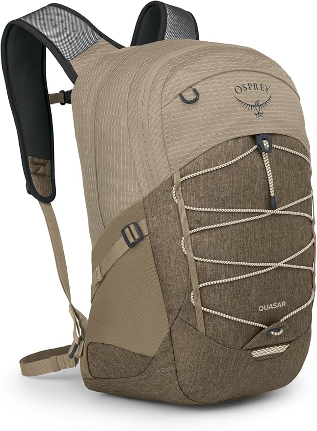 Osprey Quasar 26L Commuter Backpack, Alpaca Tan/Latte Brown Heather by Osprey