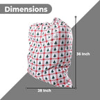 Urban Villa Laundry Bag Canvas|Dirty Clothes Travel Laundry Bag|Machine - Image 3
