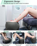 JefDiee Inflatable Travel Foot Rest Pillow, Kids Airplane Bed, Adjustable 3 - Image 4