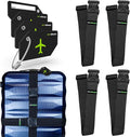 Untethered Ultimate Travel Set: 4 Premium Luggage Straps and 4 Silicone Tags by Untethered