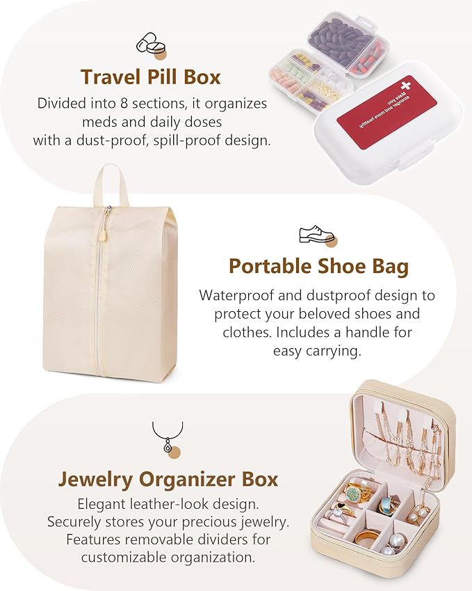 Compression Packing Cubes 12 Set, Suitcase Organizers, Extendable Packing Cubes - Image 7