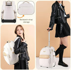 Small Rolling Backpack, Underseat Carry On Luggage - Image 8