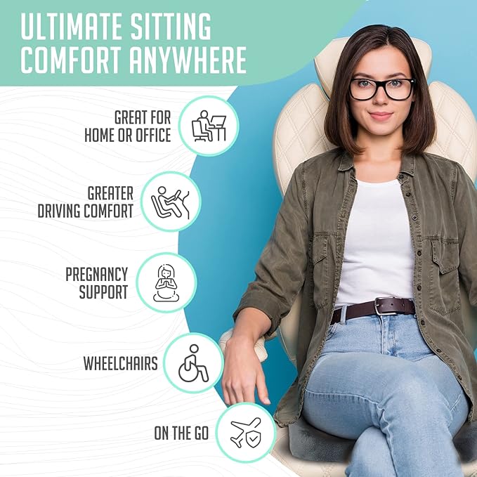 Foldable Sit Bone Seat Cushion - Image 5