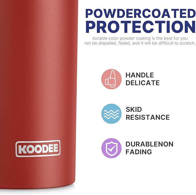 koodee Coffee Tumbler 20 oz Stainless Steel Double Wall Vacuum Insulated Skinny - Image 3