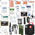 EVERLIT 250 Pieces Survival First Aid Kit IFAK EMT Molle Pouch Survival Kit - Image 3