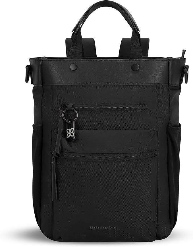 Sherpani Soleil, Anti Theft Convertible Backpack, 3 in 1 Tote Bag, Cross Body by SHERPANI