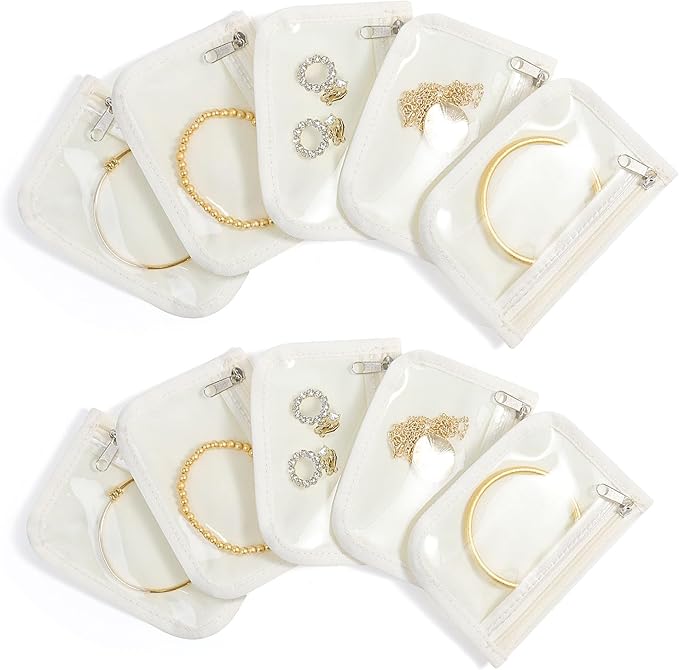 Travel Jewelry Bags, Portable Anti Tarnish Jewelry Storage Pouch Bag Gift by HOMEHIVE