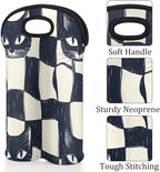 Neoprene Wine Tote, Bottle Carrier Gag Insulating Neoprene Thicker, Insulated - Image 3