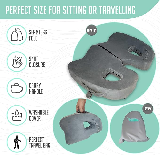 Premium Foldable Piriformis Cushion - Image 4