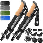 Premium Foldable Hiking Poles by USA Brand by HikerHungerOutfitters