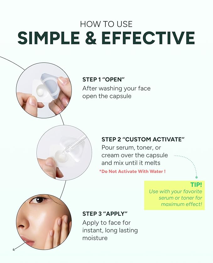 CICA Calming Melting Snowball Capsule (30ea) – 5,422ppm Centella Asiatica Ferment Extract with Hyaluronic Acid & Collagen – Soothing, Hydrating, Barrier-Strengthening Freeze-Dried Capsule