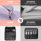 Mocado Travel Makeup Bag with LED Lighted Mirror, Travel Makeup Organizer - Image 3